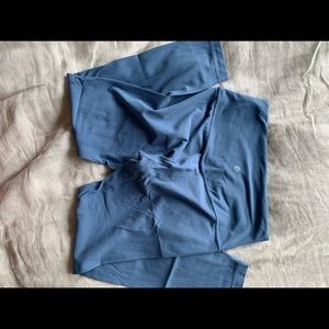 Blue align lululemon leggings high rise pant 25” size 8